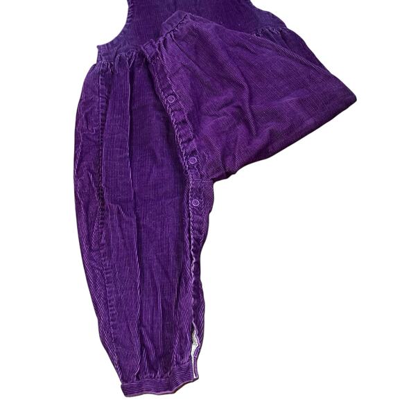 Vintage Carters 90s purple corduroy jester jack in box romper outfit 18-24 month - Picture 3 of 11
